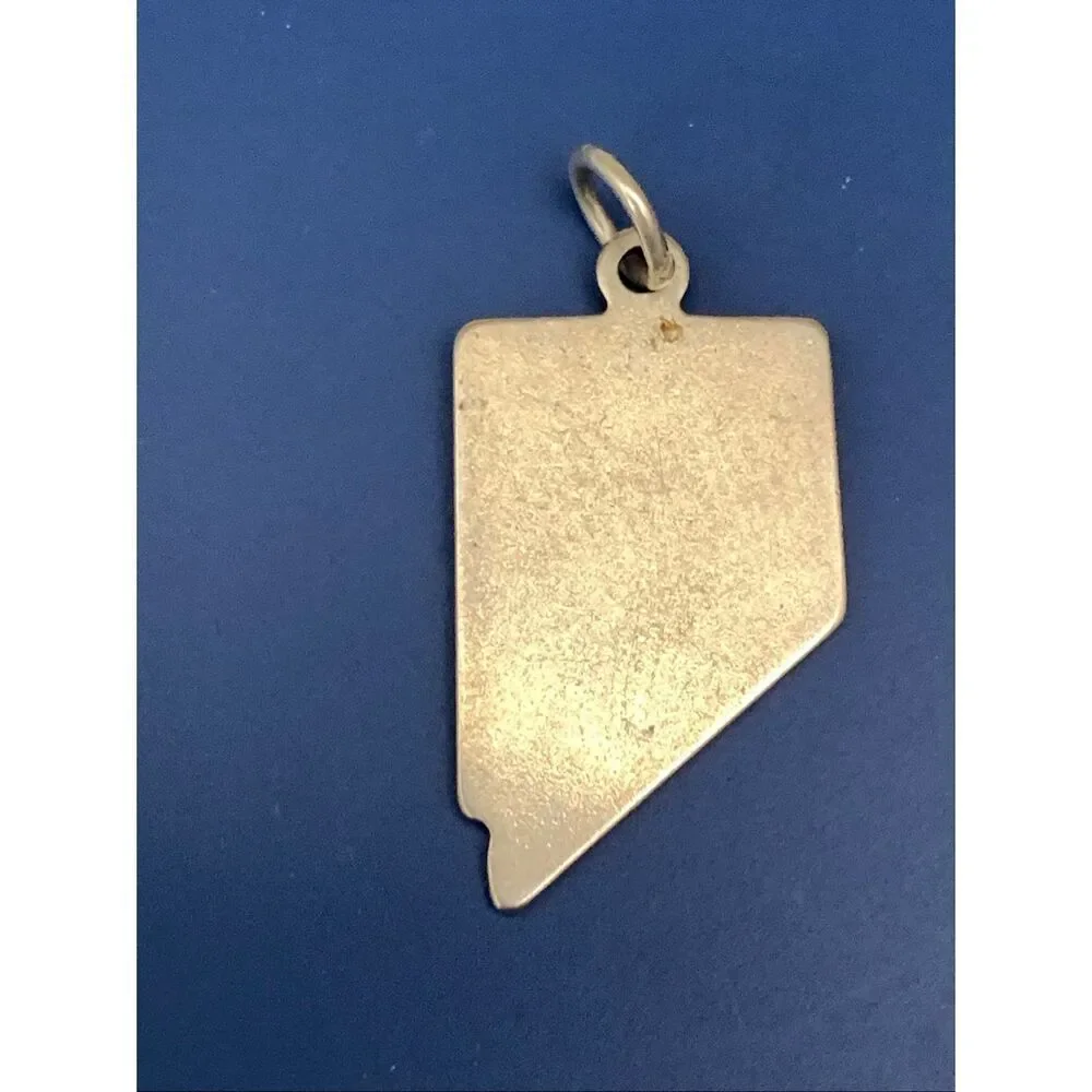 Nevada State Sterling Silver Jewelry Charm #travel #Las Vegas #gamble